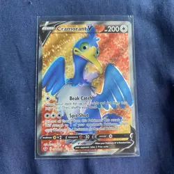 Pokemon Cramorant V 198/202 Sword & Shield Ultra Rare Full Art Holo (English) - Image 1