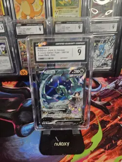 CGC 9 Mint Pokemon Rayquaza V 9 Colors Gather Chinese Super Rare #146 - Image 1