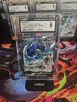 CGC 9 Mint Pokemon Rayquaza V 9 Colors Gather Chinese Super Rare #146 - Image 3
