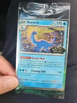 Aurorus 024/088 - Cosmo Holo - Pokemon Perfect Order Stamped Promo SEALED - Image 1
