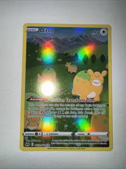 Pokemon Ditto GG22/GG70 Crown Zenith Ultra Rare Full Art Holo 70 HP - Image 1