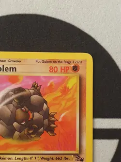 Pokemon Karte Geowaz 36/62 Fossil Set Pokemon Original TCG 1999 Vintage Golem - Image 4