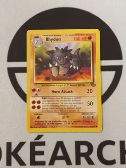 Pokemon Karte Rizeros 45/64 Dschungel Set 1999 Jungle Pokemon TCG Rhydon - Image 1