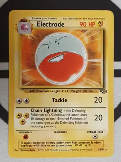 Pokemon Karte Lektrobal 18/64 Dschungel Set Jungle Pokemon Electrode NM - Image 2