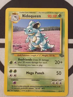 Pokemon Karte Nidoqueen 23/64 Dschungel Set Jungle Pokemon NM - Image 2