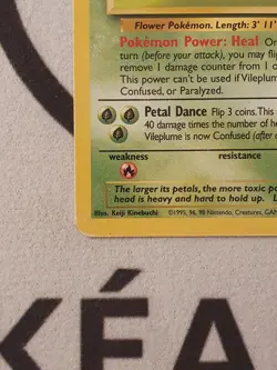 Pokemon Karte Giflor 31/64 Dschungel Set Jungle Pokemon Vintage Vileplume - Image 5