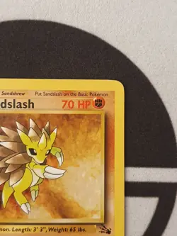 Pokemon Karte Sandamer 41/62 Fossil Set Pokemon Original TCG 1999 Vintage - Image 4