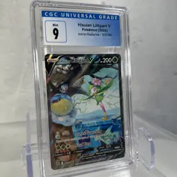 Pokemon CGC 9 SWSH Astral Radiance Set ALT ART Hisuian Lilligant V 163/189 - Image 2