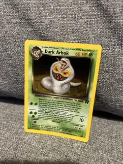 Team Rocket Dark Arbok Holo 2/82 WOTC Pokemon TCG - Image 2