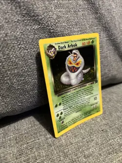 Team Rocket Dark Arbok Holo 2/82 WOTC Pokemon TCG - Image 3