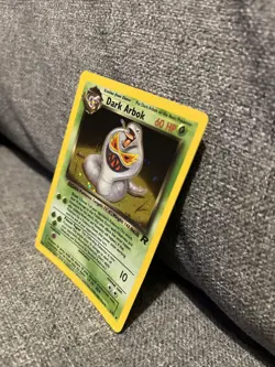 Team Rocket Dark Arbok Holo 2/82 WOTC Pokemon TCG - Image 4