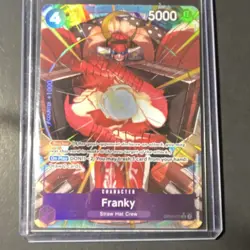 One Piece CCG Franky OP09-072 Straw Hat Crew Foil Blocker 5000 Power Card - Image 1