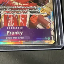 One Piece CCG Franky OP09-072 Straw Hat Crew Foil Blocker 5000 Power Card - Image 2