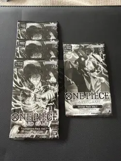 One Piece TCG 2022 Tournament 1X WINNER 3X TOURNAMENT Pack Vol. 1 SEALED - Image 1