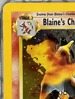 CGC 10 Blaine's Charizard 2000 Pokemon Gym Challenge ERROR Fighting 4001 - Image 3