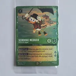 Disney Lorcana Scrooge McDuck-S.H.U.S.H. Agent Promo Foil New in Package - Image 1