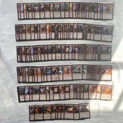 MTG Mono Red Cards X150 Bundle Job Lot Bulk Collection Various Sets Pauper - Image 1