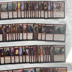 MTG Mono Red Cards X150 Bundle Job Lot Bulk Collection Various Sets Pauper - Image 3