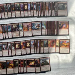 MTG Mono Red Cards X150 Bundle Job Lot Bulk Collection Various Sets Pauper - Image 5