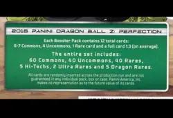 Dragon Ball Z Perfection TCG Game Booster Card Box 20ct - Image 4