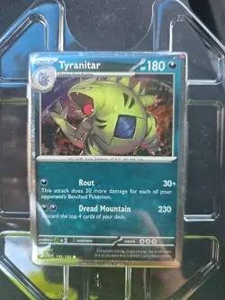 Tyranitar 135/193 Cosmos Holo NM SV Promo Pokemon TCG Card - Image 3