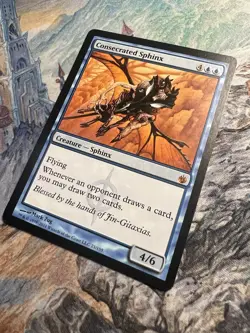 Consecrated Sphinx Mirrodin Besieged Regular Card, MTG - Image 3