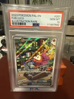 Pokemon TCG Fuecoco Full Art Holo Card Paldea Evolved Illustration, Rare 201/193 - Image 1