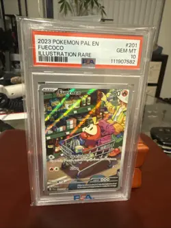 Pokemon TCG Fuecoco Full Art Holo Card Paldea Evolved Illustration, Rare 201/193 - Image 2