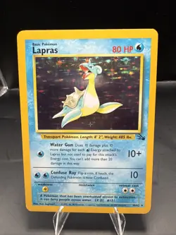 Pokemon Card - Lapras Fossil 10/62 Holo Rare - Image 2