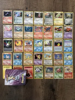 estate Pokemon Card Lot WOTC Team Rocket Neo And More Mid era 2 Holos HP Loved! - Image 1
