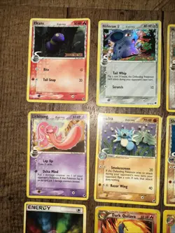 estate Pokemon Card Lot WOTC Team Rocket Neo And More Mid era 2 Holos HP Loved! - Image 3