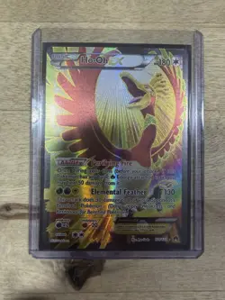 Pokemon Ho-Oh EX Full Art Ultra Rare Holo Card Breakpoint 121/122 180 HP - Image 1
