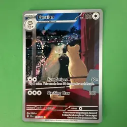 Pokemon Persian Illustration Rare Holo Full Art Card Sv: Shrouded Fable 078/064 - Image 1