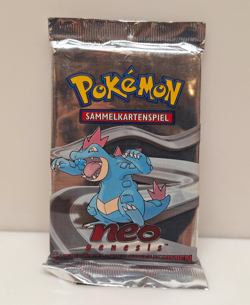 Pokemon TCG Neo Genesis Unlimited Booster Pack Factory Sealed WOTC GERMAN Cards - Image 1