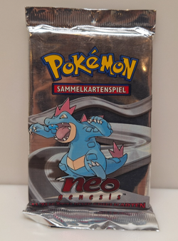 Pokemon TCG Neo Genesis Unlimited Booster Pack Factory Sealed WOTC GERMAN Cards - Image 4