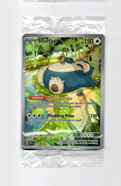 *Factory Sealed* Pokemon Scarlett Violet 151 SNORLAX 051 Promo Card MINT-NM - Image 1