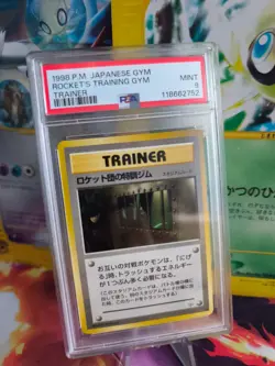 Pokemon Card Rockets Trainer Gym Scyther Stadium Japanese Gym heroes 1998 PSA 9 - Image 1