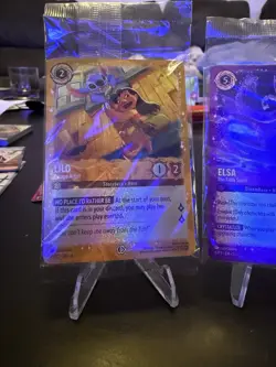 Disney Lorcana Foil Card Lot Lilo Elsa Tinker Bell Giant Fairy Escape Artist - Image 1