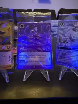 Disney Lorcana Foil Card Lot Lilo Elsa Tinker Bell Giant Fairy Escape Artist - Image 2