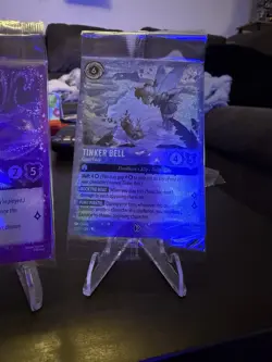 Disney Lorcana Foil Card Lot Lilo Elsa Tinker Bell Giant Fairy Escape Artist - Image 3