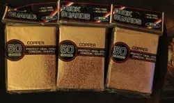 Golden BCW Card Sleeves Protectors 150x CCG/TCG New for MTG Pokemon TCG Yugioh - Image 1
