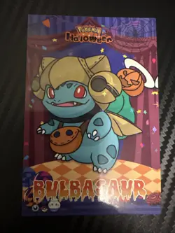 Pokemon 2025 Card Database Set Halloween Bulbasaur Cracked Ice Holo Peru - Image 1