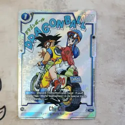 Bandai Dragon Ball Super Chi-Chi Battle Card World Tournament Foil R SDB01-019 - Image 1
