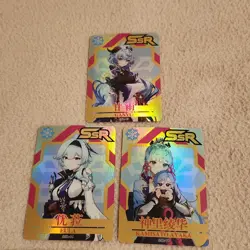 140+ Genshin Impact Card Lot, CCG TCG Anime Waifu & Chibi Bulk Collection NM/M - Image 3