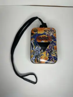 YuGiOh! 2003 Konami Lanyard Tin Metal Deck Card Box 1996 Loose PSG Group - Image 1