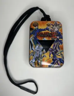 YuGiOh! 2003 Konami Lanyard Tin Metal Deck Card Box 1996 Loose PSG Group - Image 2