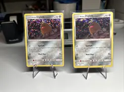 Alolan Diglett 9/12 Holo Rare Promo Sun & Moon Pokemon Card Mcdonald's 2017 (x2) - Image 1