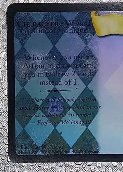 2001 - WOTC - Harry Potter- Holo Foil - Trading Card - #8/116 - Ghost Rare - Image 3