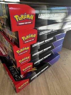 Set of 6 Pokemon TCG Legendary Warriors Premium Collection - Factory Sealed - Image 2