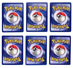 6 Card Pokemon Base Set 2 Lot - Hunter, Pidgey , Gastly, Growlithe, Poke Ball - Image 2